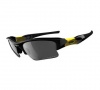 Oakley Livestrong Flak Jacket XLJ Sunglasses - (12-791) Jet Black/Black Iridium