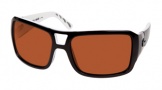 Costa Del Mar Lago - Black-White Frame Sunglasses - Vermillion CR 39/COSTA 400