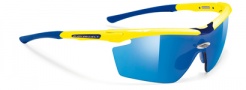Rudy Project Genetyk Sunglasses - Yellow Fluo Frame / Multilaser Blue Lenses