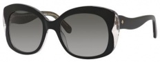 Kate Spade Jakalyn/S Sunglasses Sunglasses - 0Y05 Black Glitter (F8 gray gradient lens)